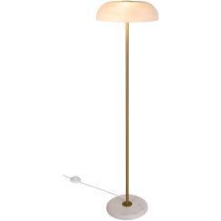 Nordlux Glossy stojaca lampa 3x25 W biela-mosadzná-mramorová 2220344001