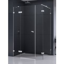 New Trendy Eventa sprchovací kút 130x90 cm štvorcová chromová lesklé/priehľadné sklo EXK-4561