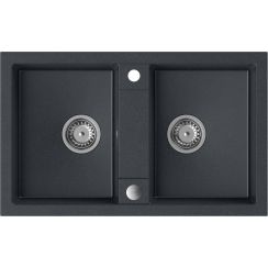 Quadron Denzel drez graniteq 78x48 cm čierna HDQ27848CZK