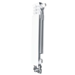 KFA Armatura G500F ohrievač do miestnosti 57.2x8.2 cm podłączenie dolné biela 878-051-46