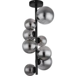 Globo Lighting Riha stropné svietidlo viac ako 6x3.5 W čierna-dymová 56133-8D