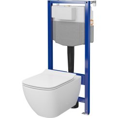 Cersanit Virgo wc súprava rám + misa + sedadlo S701-806