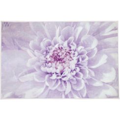 Kleine Wolke Dahlia koberček do kúpeľne 90x60 cm obdĺžnik biela-fialová 9185851519