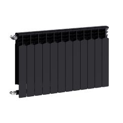 KFA Armatura G600F ohrievač do miestnosti 67.2x96.6 cm podłączenie bočné čierna 772-120-81