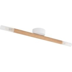 TK Lighting Noble nástenná lampa 2x6 W biela-drevená 4523