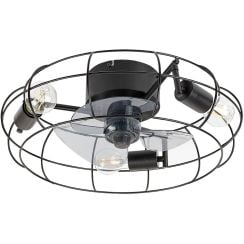 Rabalux Cadmus stropné svietidlo 3x25 W čierna 71043