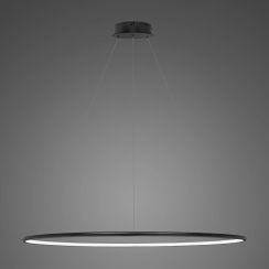 Altavola Design Ledowe Okręgi závesné svietidlo 1x45 W čierna LA073/P_120_in_3k_black_dimm