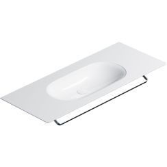 Catalano Horizon umývadlo 125x50 cm obdĺžnik klasické umývadlo-umývadlo na nábytok-umývadlo s doskou biela 0521260001
