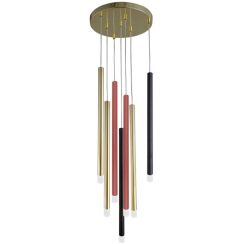Light Prestige Lungo závesné svietidlo x5 W viacfarebná LP-894/7PMIXED