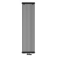 Luxrad Columnus 2 dekoratívny radiátor 180x47 cm podłączenie dolné čierna COL21800470S040ZDC