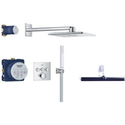 Set sprchová súprava Grohe Precision Smartcontrol 34875000, stierka na vodu Grohe 4067393055617