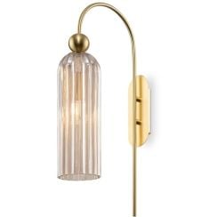 Maytoni Antic nástenná lampa 1x40 W zlatá-jantárová MOD302WL-01CG