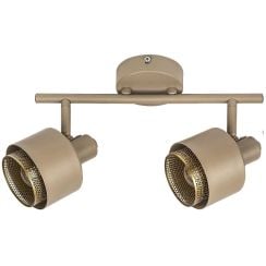 Rabalux Fedora stropné svietidlo 2x40 W zlatá-hnedá 3548