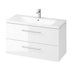 Cersanit Larga umývadlo so skrinkou 100 cm biela S801-314-DSM