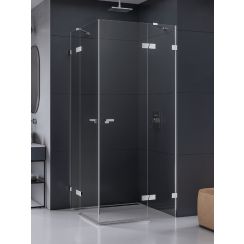 New Trendy Eventa sprchovací kút 120x120 cm obdĺžniková chromová lesklé/priehľadné sklo EXK-4552