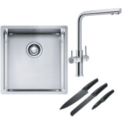 Súprava batéria pre vodný filter Franke Neptune Clear Water 115.0370.689, nerezový drez Franke Box 127.0453.654