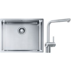 Súprava kuchynská batéria Franke Atlas Neo Sensor 115.0625.523, nerezový drez Franke Box 127.0395.015