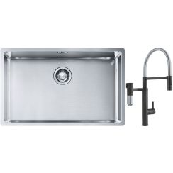 Súprava kuchynská batéria Franke Vital Semi-Pro 120.0621.313, nerezový drez Franke Box 127.0453.658