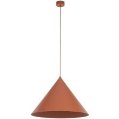 TK Lighting Cono závesné svietidlo 1x15 W hnedá 10089