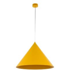 TK Lighting Cono závesné svietidlo 1x15 W žltá 10090