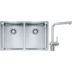 Súprava nerezový drez Franke Box 127.0370.188, kuchynská batéria Franke Atlas Neo Sensor 115.0625.523