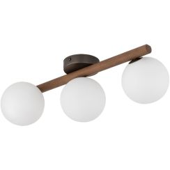 TK Lighting Estera stropné svietidlo 3x8 W drevená 10269