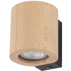TK Lighting Eve nástenná lampa 1x10 W drevená 10197
