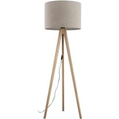 TK Lighting Grand stojaca lampa 1x15 W drevo 16021