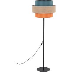 TK Lighting Trio stojaca lampa 1x15 W čierna 6452