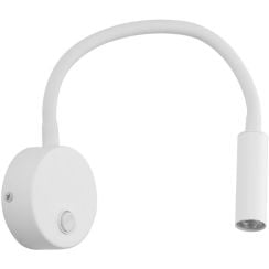 TK Lighting Lagos nástenná lampa 1x6 W biela 5921
