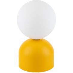 TK Lighting Miki detská nočná lampa 1x8 W biela-žltá 16040