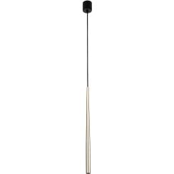 TK Lighting Piano závesné svietidlo 1x8 W čierna-zlatá 10116