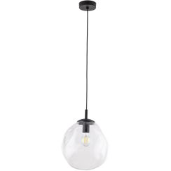 TK Lighting Sol závesné svietidlo 1x15 W čierna-priehľadná 10082
