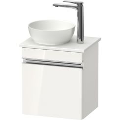 Duravit Sivida skrinka 40x32.5x44 cm závesná kúpeľňová skrinka pod umývadlo biela-chrómová SV4656L10220000