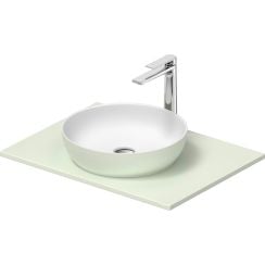 Duravit Sivida umývadlo s konzolou 68 cm zelená 268012FH00