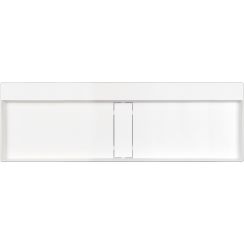 Deante Blur umývadlo 120x40 cm obdĺžnik pultové umývadlo biela CQB_AU2S