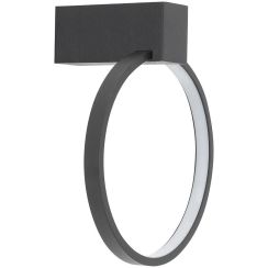 Nowodvorski Lighting Circolo nástenná lampa 1x9 W čierna 10858