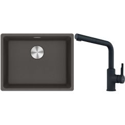 Súprava granitový drez Franke Maris 125.0716.375, kuchynská batéria Franke Urban 115.0627.523