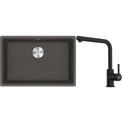 Súprava granitový drez Franke Maris 125.0716.376, kuchynská batéria Franke Lina 115.0712.435