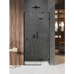 New Trendy Avexa Black XR sprchové dvere 140 cm výklopné čierna matná/priehľadné sklo EXK-6848