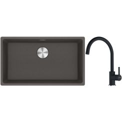 Súprava granitový drez Franke Maris 125.0716.377, kuchynská batéria Franke Lina 115.0626.019