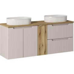 Súprava skrinka Comad Nova Cashmere NOVA CASHMERE 82-60-2S, skrinka Comad Nova Cashmere NOVA CASHMERE 82-60-2D, BEYOND 5 WHITE ( E-6564 ), NOVA OAK A 81-20-1D(W81-01A), NOVA OAK A 89-140