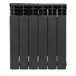 KFA Armatura G500F ohrievač do miestnosti 57.2x48.3 cm podłączenie bočné grafitová 777-060-61