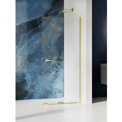 New Trendy Smart Light Gold stena sprchového kúta walk -in 120 cm zlatá lesklý/sklo priehľadné EXK-6731
