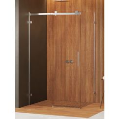 New Trendy Softi X sprchovací kút 130x90 cm štvorcová chromová lesklé/priehľadné sklo EXK-5303