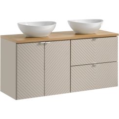 Súprava skrinka Comad Viva Cashmere VIVA CASHMERE 82-60-2S, skrinka Comad Viva Cashmere VIVA CASHMERE 82-60-2D, NOVA OAK A 89-120, UN-LOLA-GW