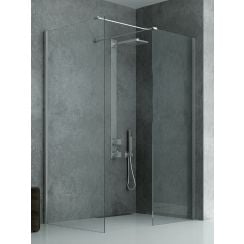 New Trendy New Modus sprchový kút walk-in 130x100 cm štvorcová chromová lesklé/priehľadné sklo EXK-5524