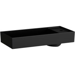 Laufen Kartell umývadlo 75x35 cm obdĺžnik pultové umývadlo čierna H8123327161111