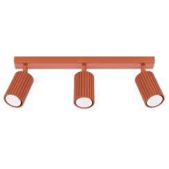 Sollux Lighting Karbon stropné svietidlo 3x10 W červená SL.1638