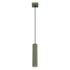 Sollux Lighting Karbon závesné svietidlo 1x10 W zelená SL.1611